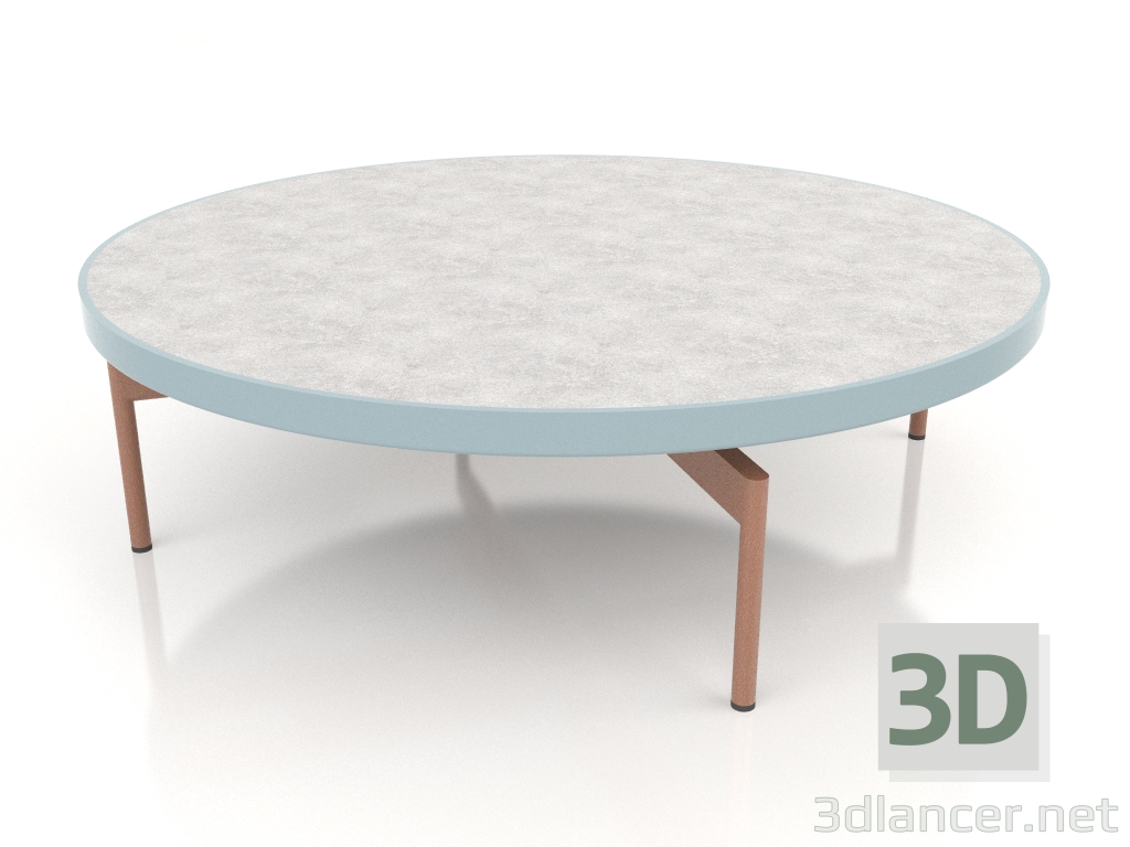 3 डी मॉडल गोल कॉफ़ी टेबल Ø120 (नीला ग्रे, डेकटन क्रेटा) - पूर्वावलोकन