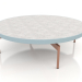 modello 3D Tavolino rotondo Ø120 (Grigio blu, DEKTON Kreta) - anteprima