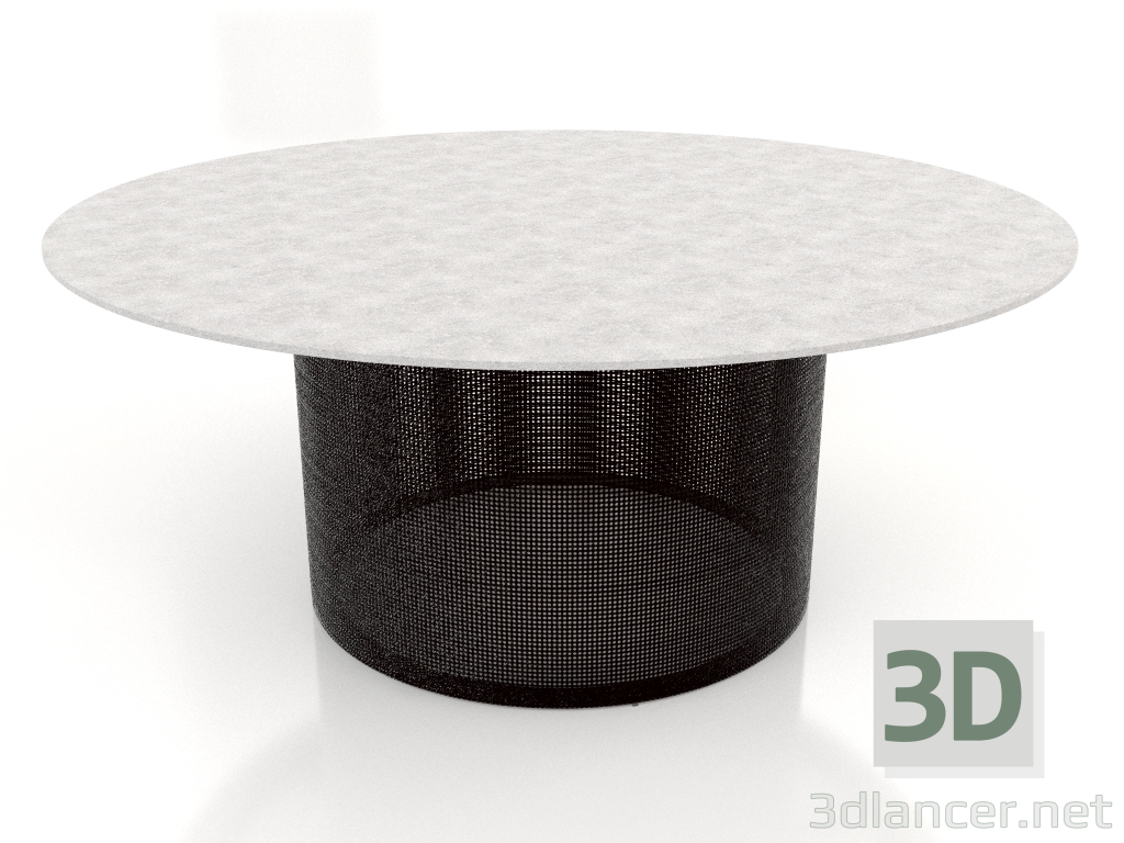 3d model Dining table Ø180 (Black) - preview