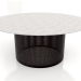 3D modeli Yemek masası Ø180 (Siyah) - önizleme