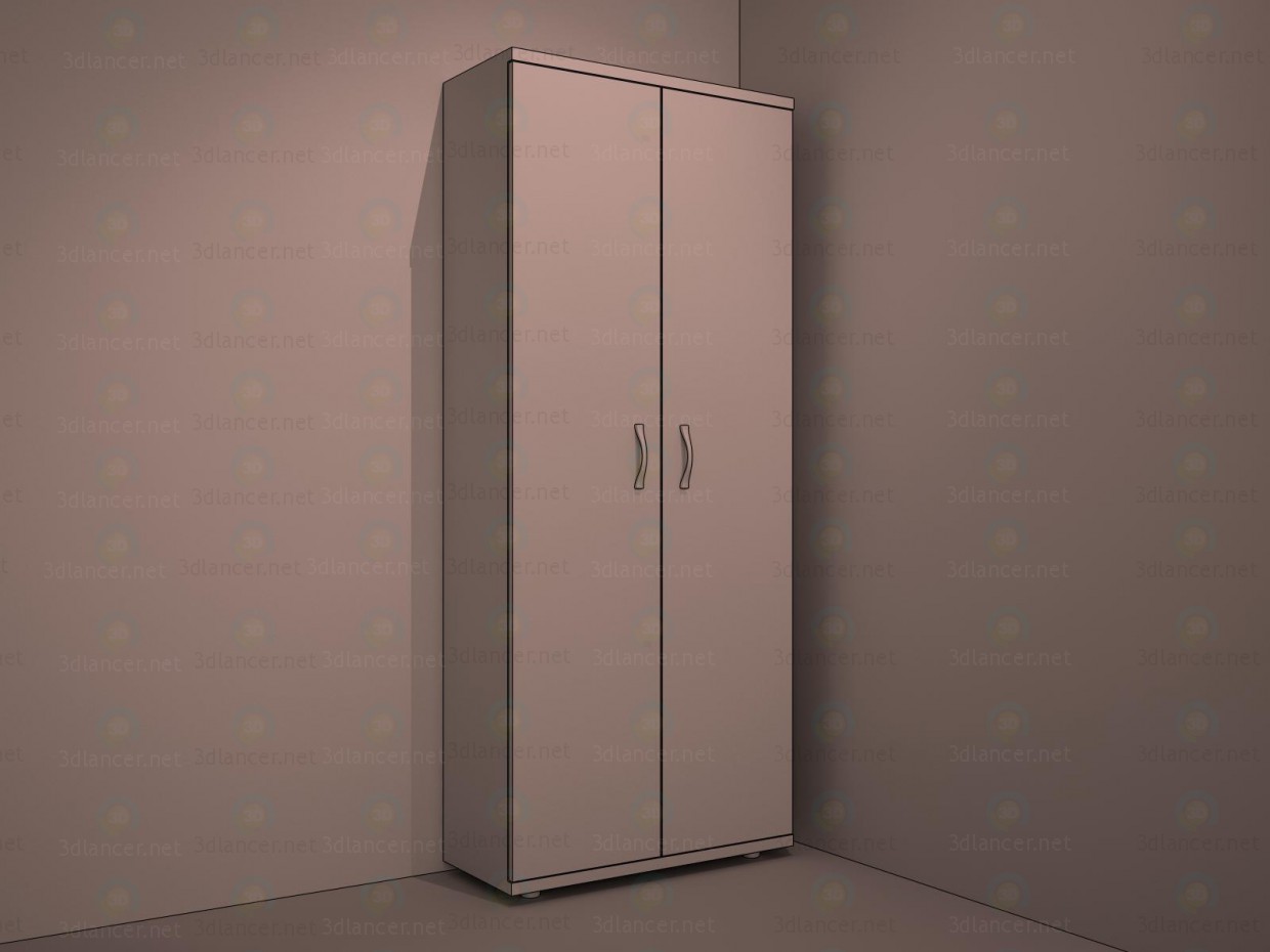 3d The cupboard under the documents model buy - render 3d The cupboard under the documents model buy - render