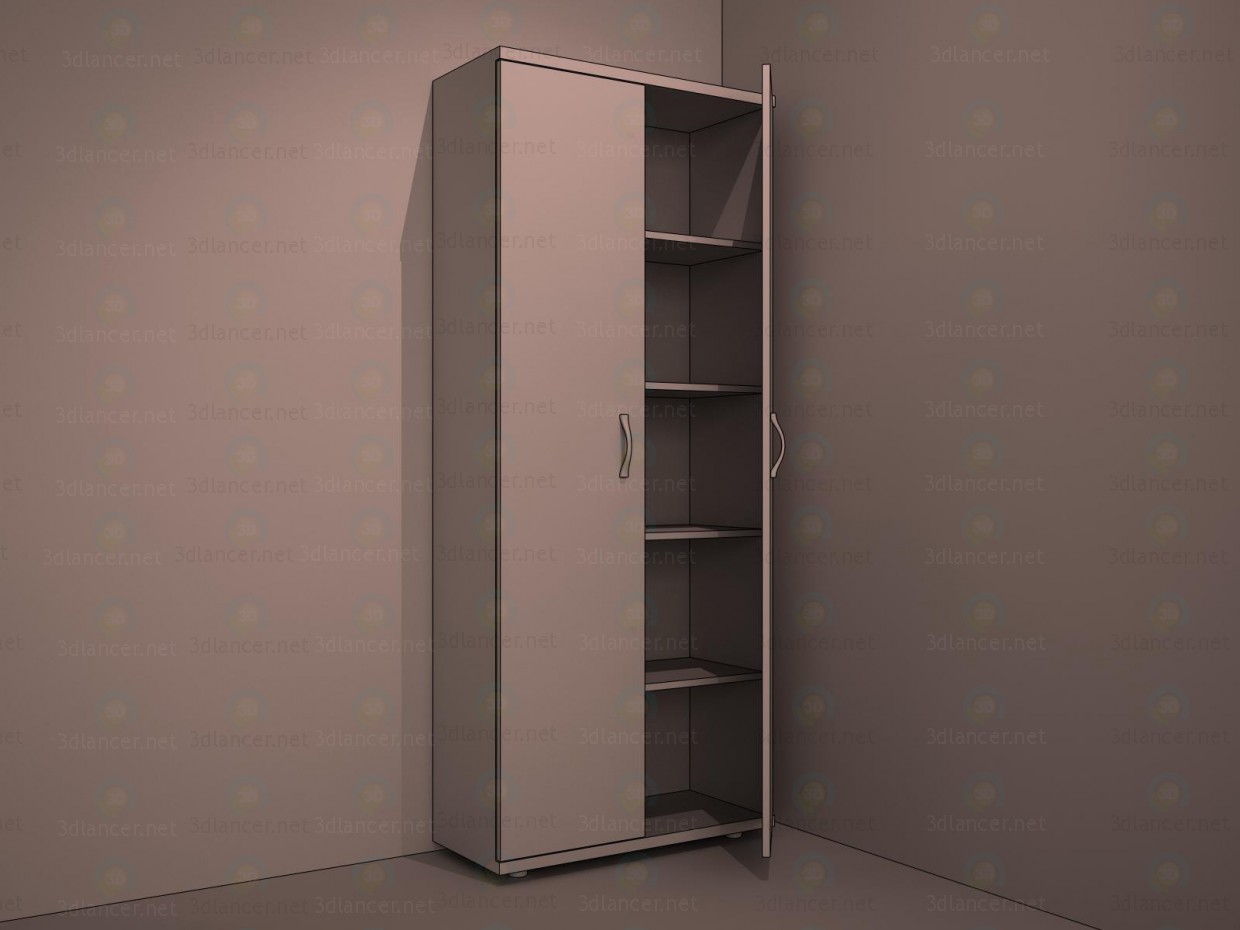 3d The cupboard under the documents model buy - render 3d The cupboard under the documents model buy - render
