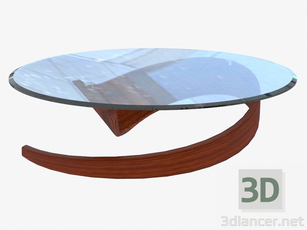 modello 3D Tavolino in stile Art Nouveau - anteprima