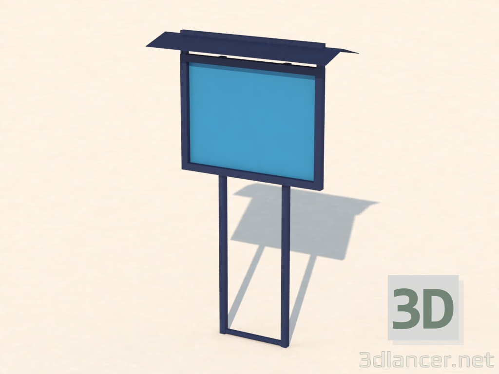 3d model Information stand (9034) - preview