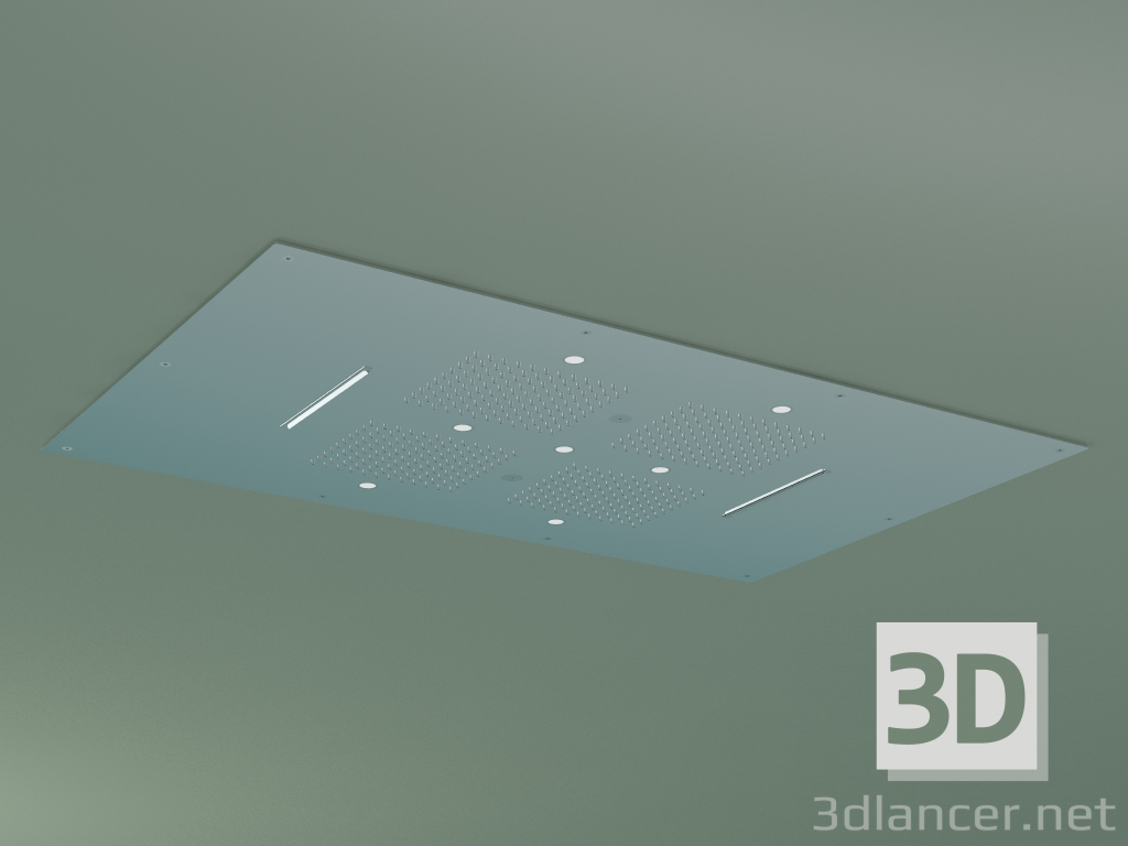 3D modeli Tepe duşu 850x540 mm (SF001) - önizleme