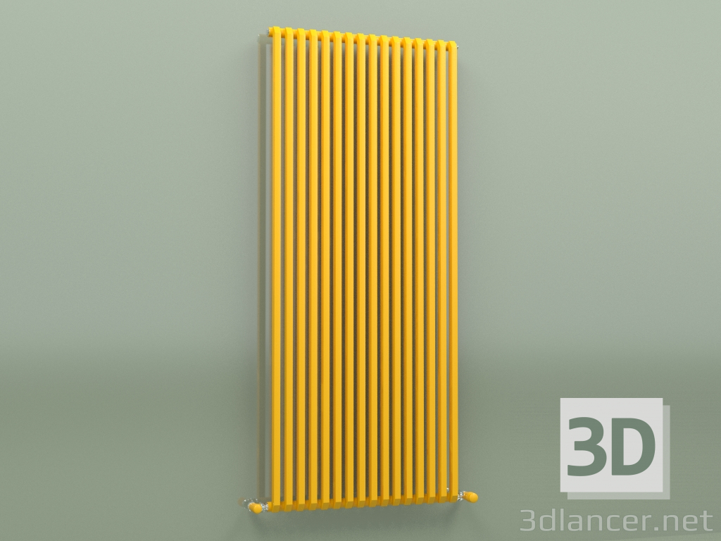 modello 3D Radiatore SAX (H 1500 16 EL, giallo melone - RAL 1028) - anteprima