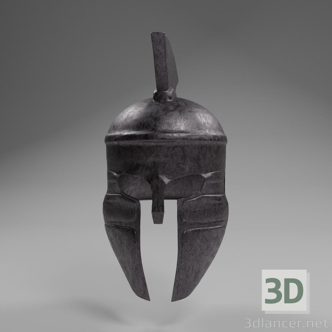 3D Ortaçağ Kaskı modeli satın - render