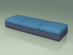 Módulo de sofá 001 (3D Net Navy)