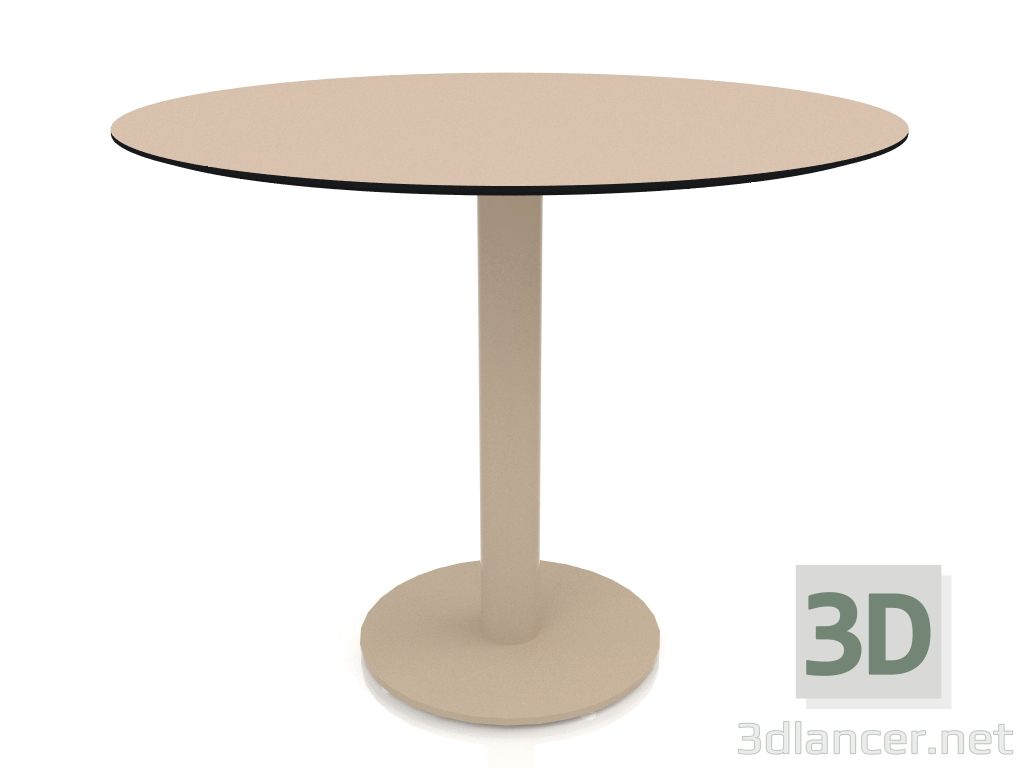 3 डी मॉडल कॉलम लेग पर डाइनिंग टेबल Ø90 (रेत) - पूर्वावलोकन
