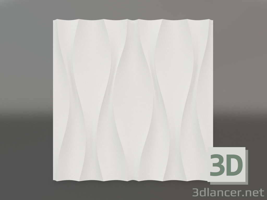 3d model panel 3d 030 - vista previa