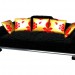 modello 3D Gratis divano - anteprima