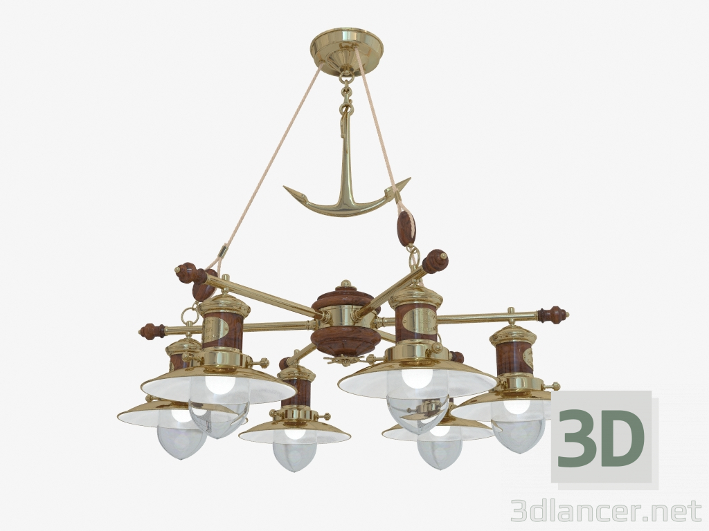 3d model Marina de la lámpara - vista previa