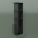 modello 3D Mensola verticale (90U19004, Deep Nocturne C38, L 24, P 12, H 96 cm) - anteprima
