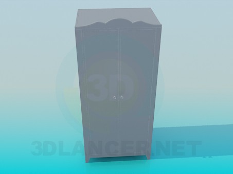 modello 3D Guardaroba - anteprima