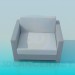 3d model The usual armchair - preview