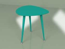 Side table Drop monochrome (turquoise)