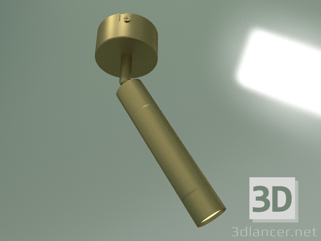 3 डी मॉडल एलईडी स्पॉटलाइट मजबूत 20084-1 एलईडी (मैट सोना) - पूर्वावलोकन
