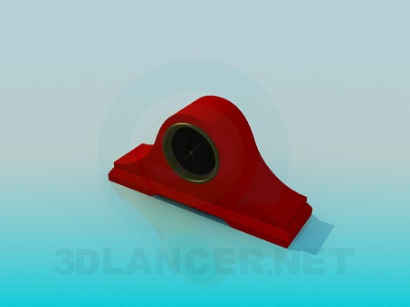 3d model Table clock - preview