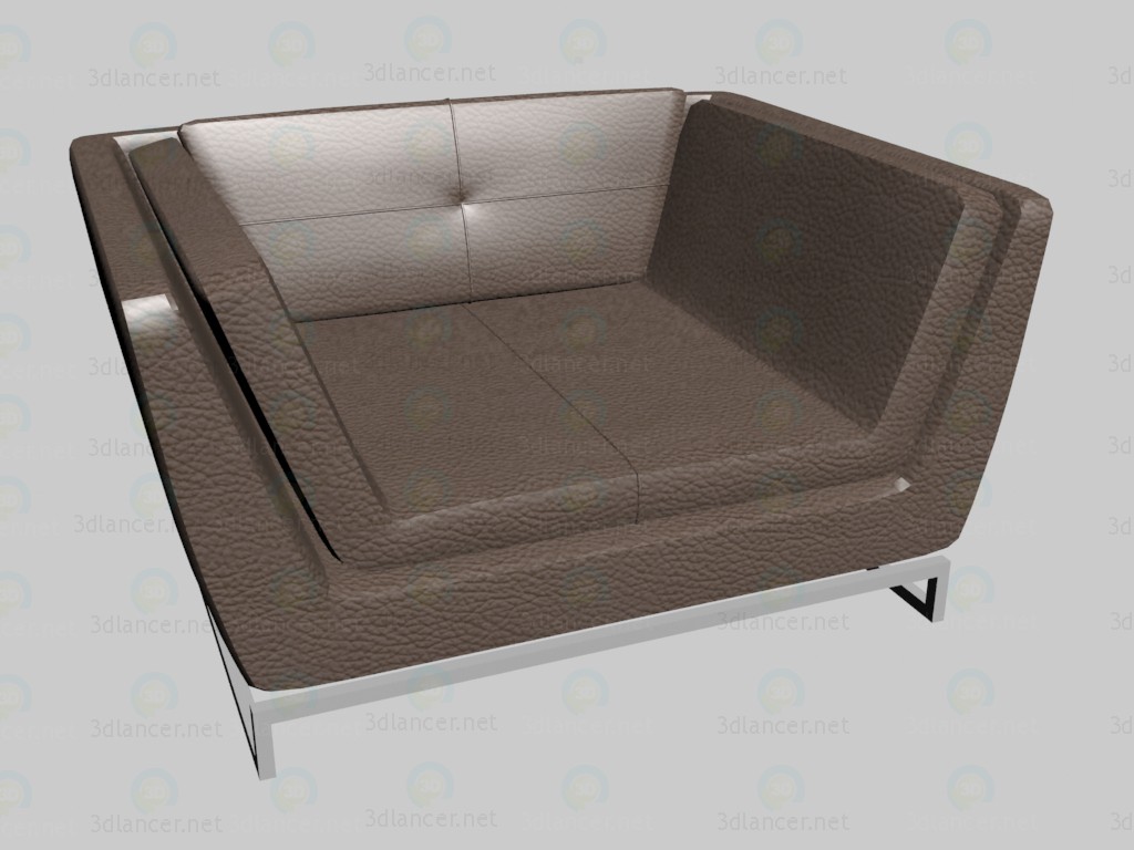 3d model Armchair Siena - preview