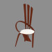 modèle 3D Chaise en bois en style Art Nouveau - preview