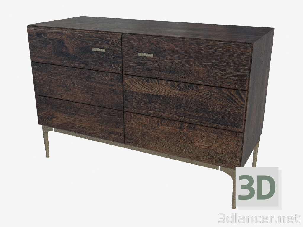 3d model Chest of drawers BAILY SIDEBOARD (702.005-SE) - preview