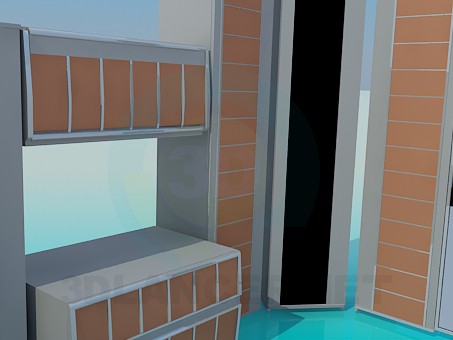 3d model The furniture in the bedroom - preview 3d model The furniture in the bedroom - preview