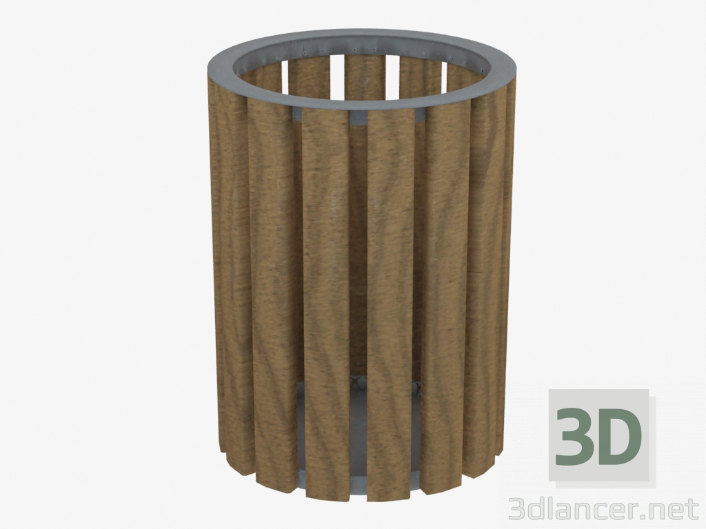 3D Modell Abfallbehälter (9032) - Vorschau