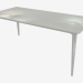 modèle 3D Table à manger (frêne teinté blanc 90x180) - preview
