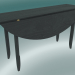 Modelo 3d Mesa de jantar dobrável dobrada (Dark Oak) - preview