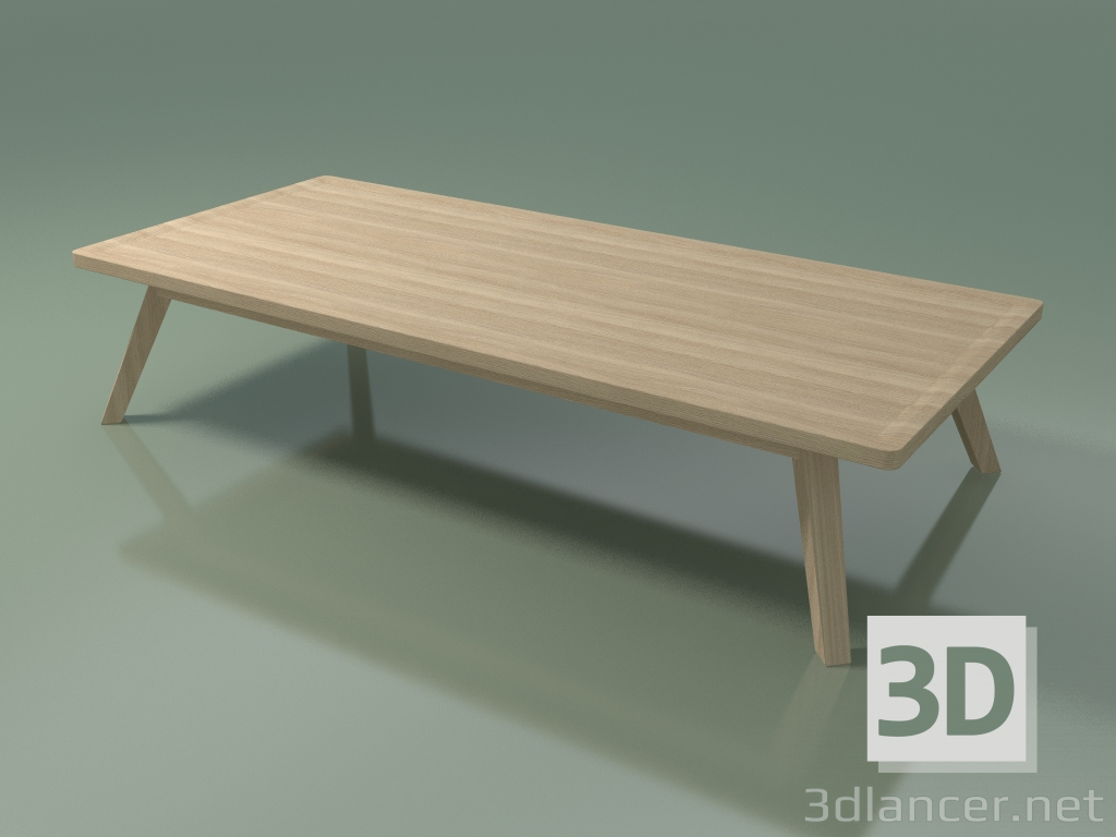 3d model Rectangular coffee table (56, Rovere Sbiancato) - preview