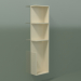 3d model Vertical shelf (90U19004, Bone C39, L 24, P 12, H 96 cm) - preview