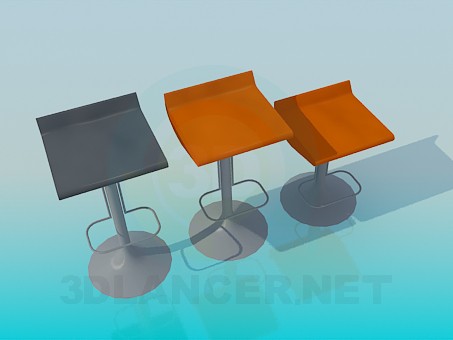 modelo 3D Sillas de bar - escuchar modelo 3D Sillas de bar - escuchar