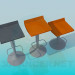 Modelo 3d Cadeiras de bar - preview