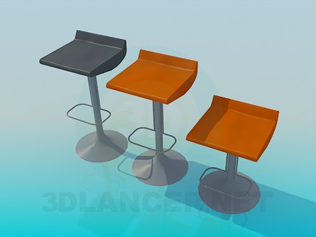 modelo 3D Sillas de bar - escuchar modelo 3D Sillas de bar - escuchar