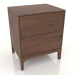 3d model Bedside table FARGO 2 drawers (tobacco oak) - preview