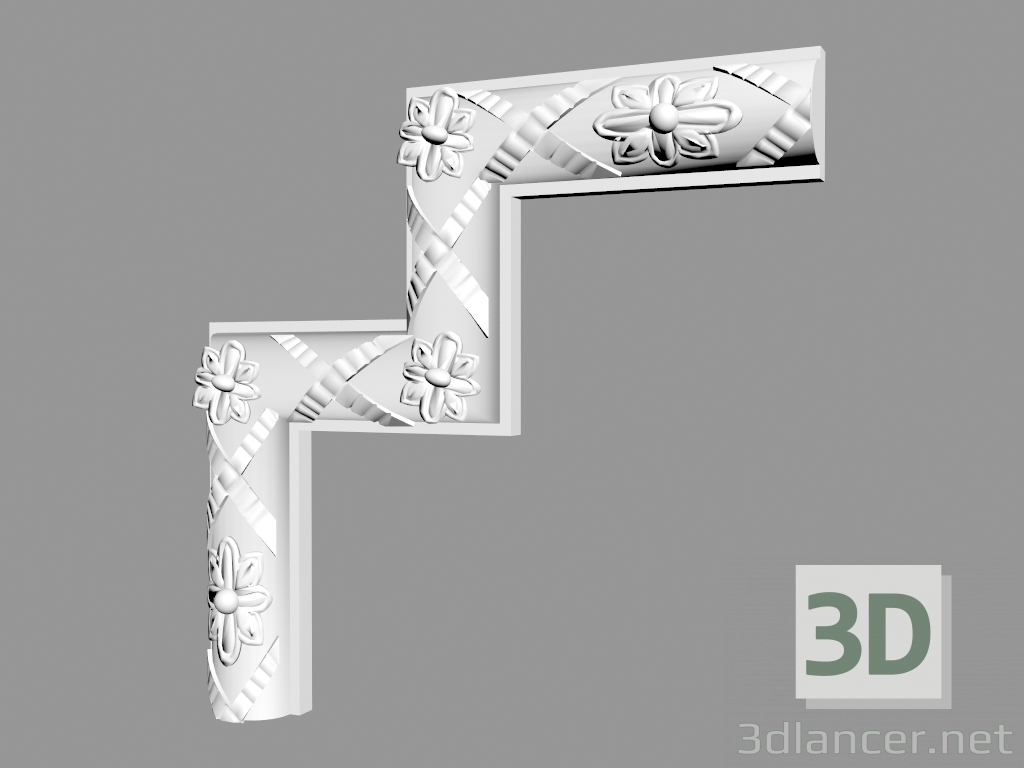 3D modeli Köşe elemanı CF621-A - önizleme