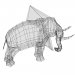 Elefant niedrig Poly 3D-Modell kaufen - Rendern