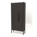 3d model Wardrobe with short handles W 01 (800x300x1800, wood brown dark) - preview