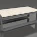 modello 3D Tavolino 35 (DEKTON Danae, Antracite) - anteprima