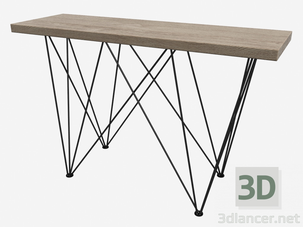 3D Modell Tisch-Konsole PAIGE (512.020-SE) - Vorschau