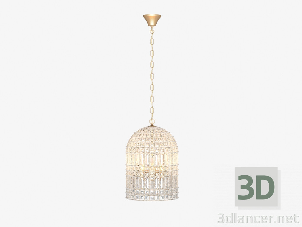 3D Modell Deckenbeleuchtung Dominique Medium Kronleuchter (CH064-4-VBN) - Vorschau