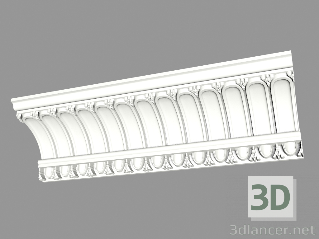 3D modeli Kalıplı saçak (КФ51) - önizleme