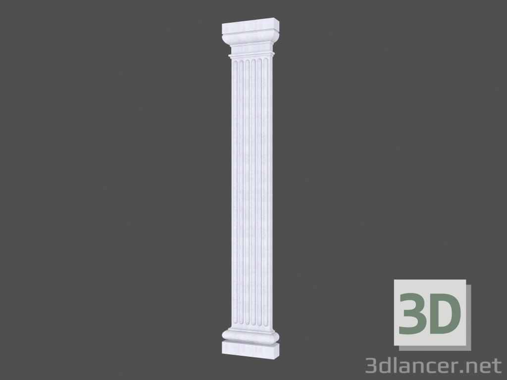 modello 3D Pilaster (P40DT) - anteprima