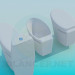 3d model A set of sanitaryware - preview