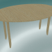 Modelo 3d Mesa de jantar desdobrável (Light Oak) - preview