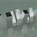 3D modeli Vazo Skyline Yukarı (H 20cm, Platin) - önizleme