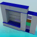 modèle 3D Placard-mur - preview