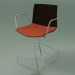 3D modeli Sandalye 0455 (döner, kolçaklı, oturma minderli, venöz) - önizleme