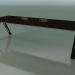 modello 3D Tavolo con piano da ufficio 5031 (H 74 - 280 x 98 cm, wengè, composizione 2) - anteprima