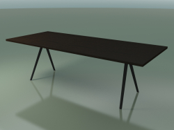 Table rectangulaire 5434 (H 74 - 100x240 cm, pieds 150 °, plaqué L21 wengé, V44)